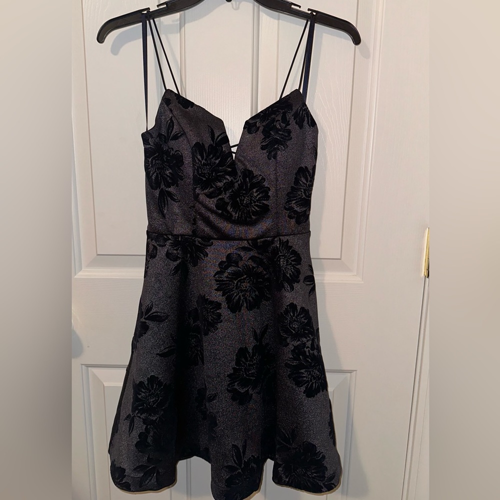 Knee length formal occasion dress made by Macy’s